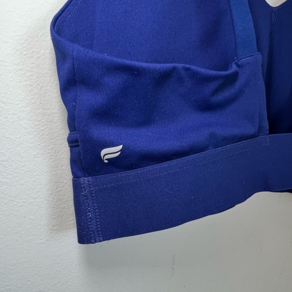 Fabletics All Day Every Day Low Impact Bra Navy Blue Adjustable Padded Sz Small - Picture 4 of 8